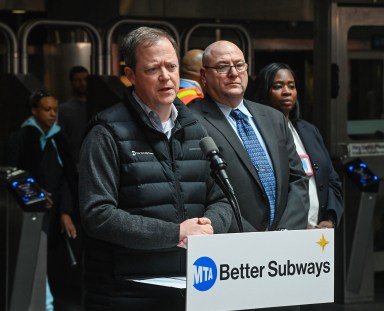 MTA New York City Transit President Richard Davey