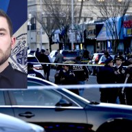 Queens scene where Police Officer Jonathan Diller was shot dead