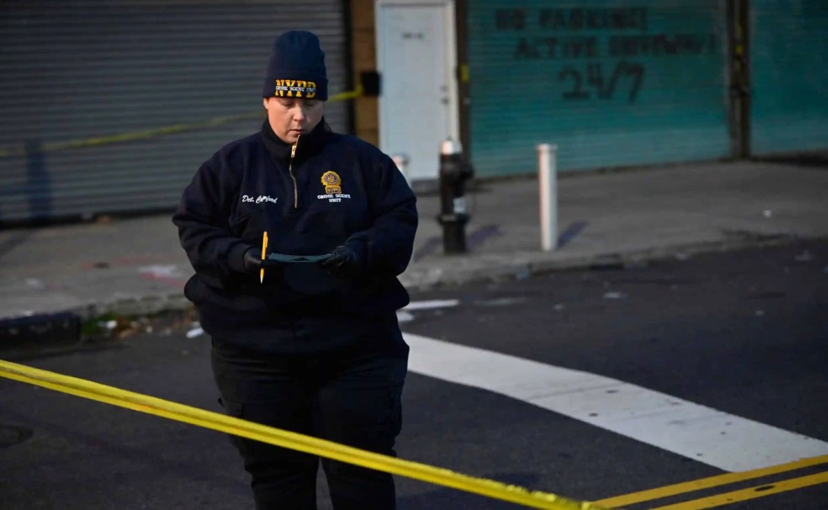 Queens shooting scene