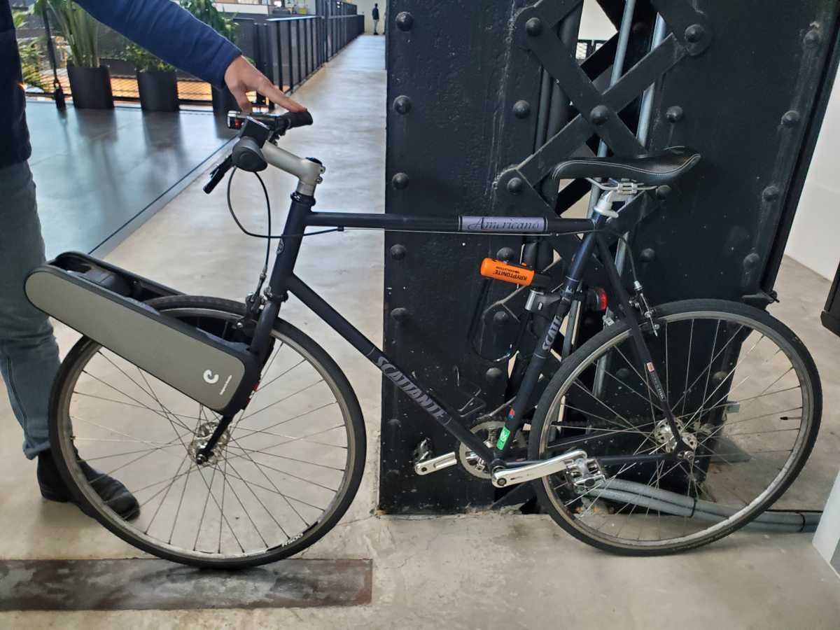 The Clip can turn any regular bike into an e-bike.