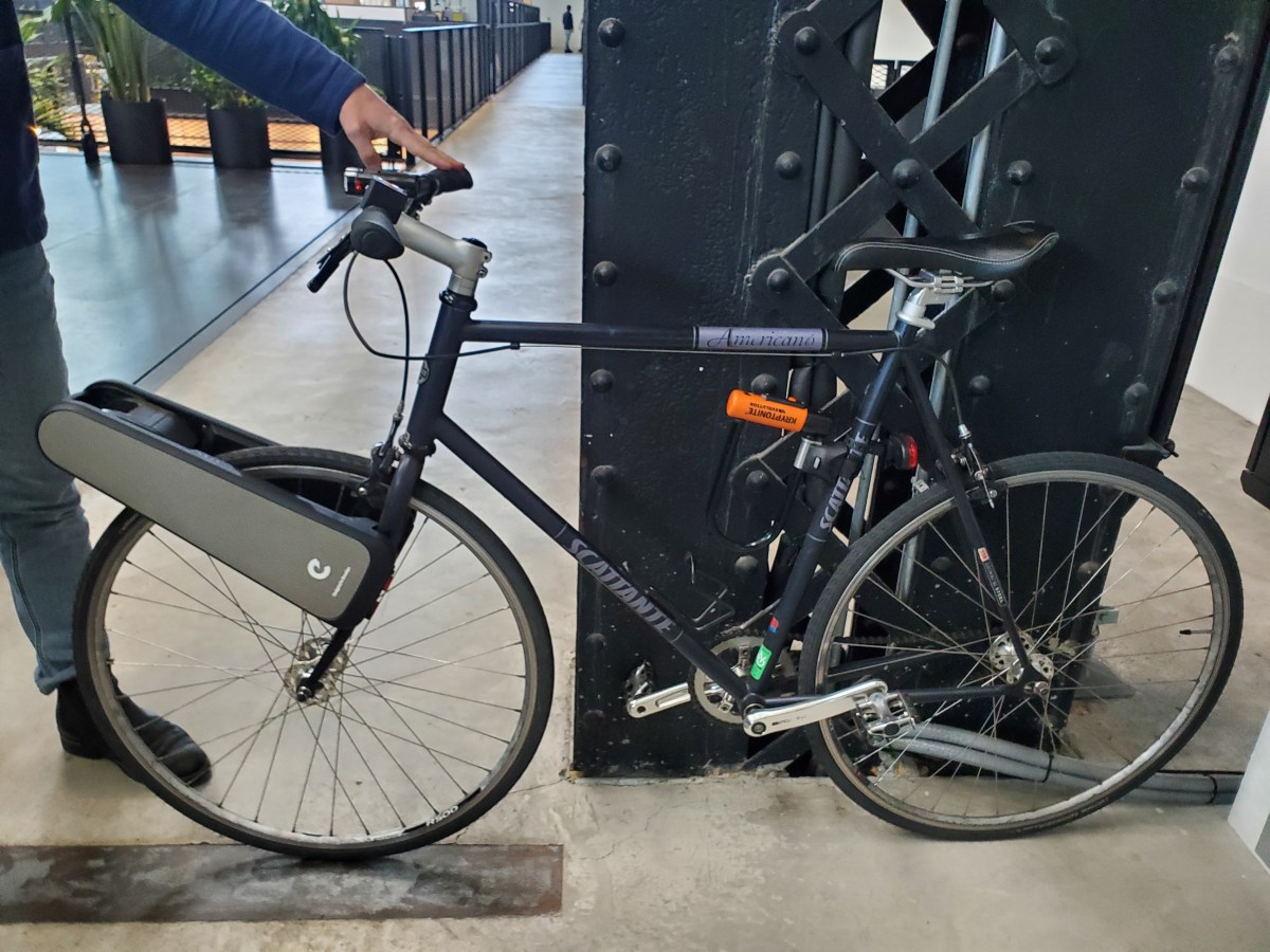 The Clip can turn any regular bike into an e-bike.