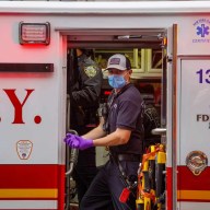 EMTs respond to fire in Brooklyn