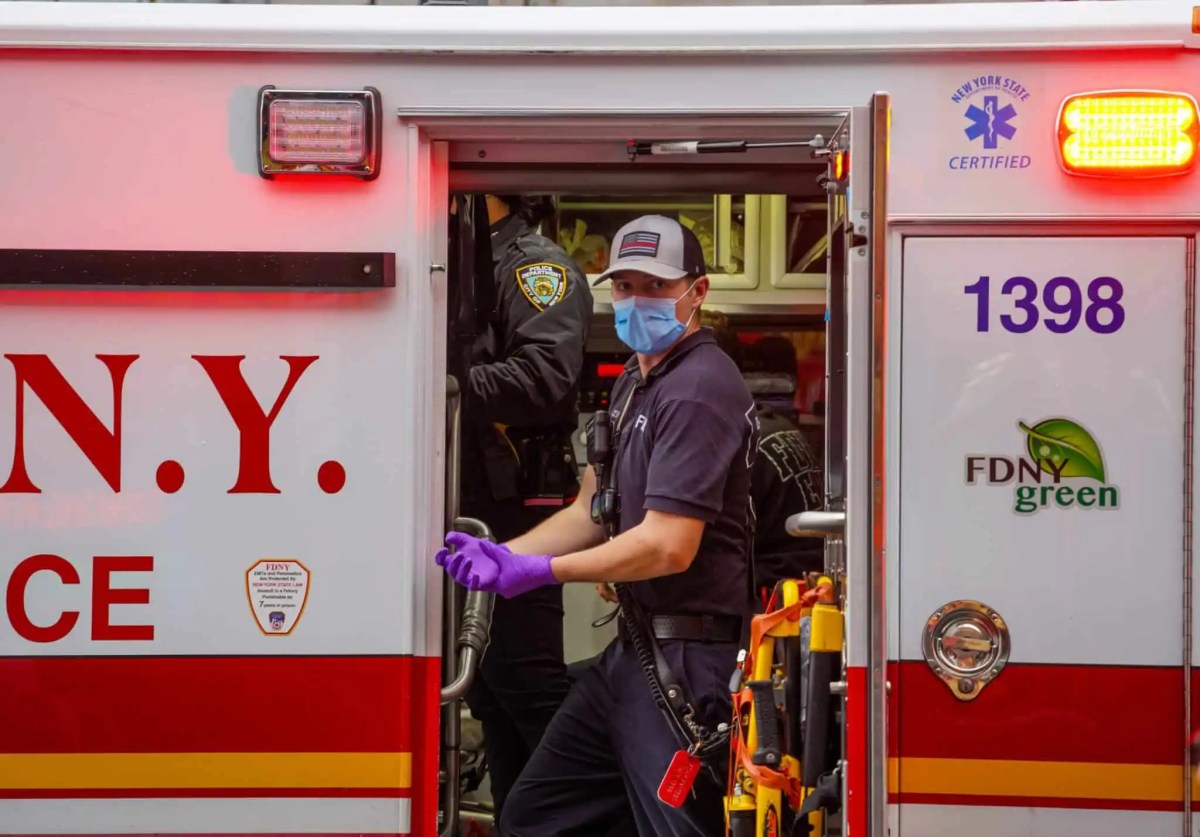 EMTs respond to fire in Brooklyn