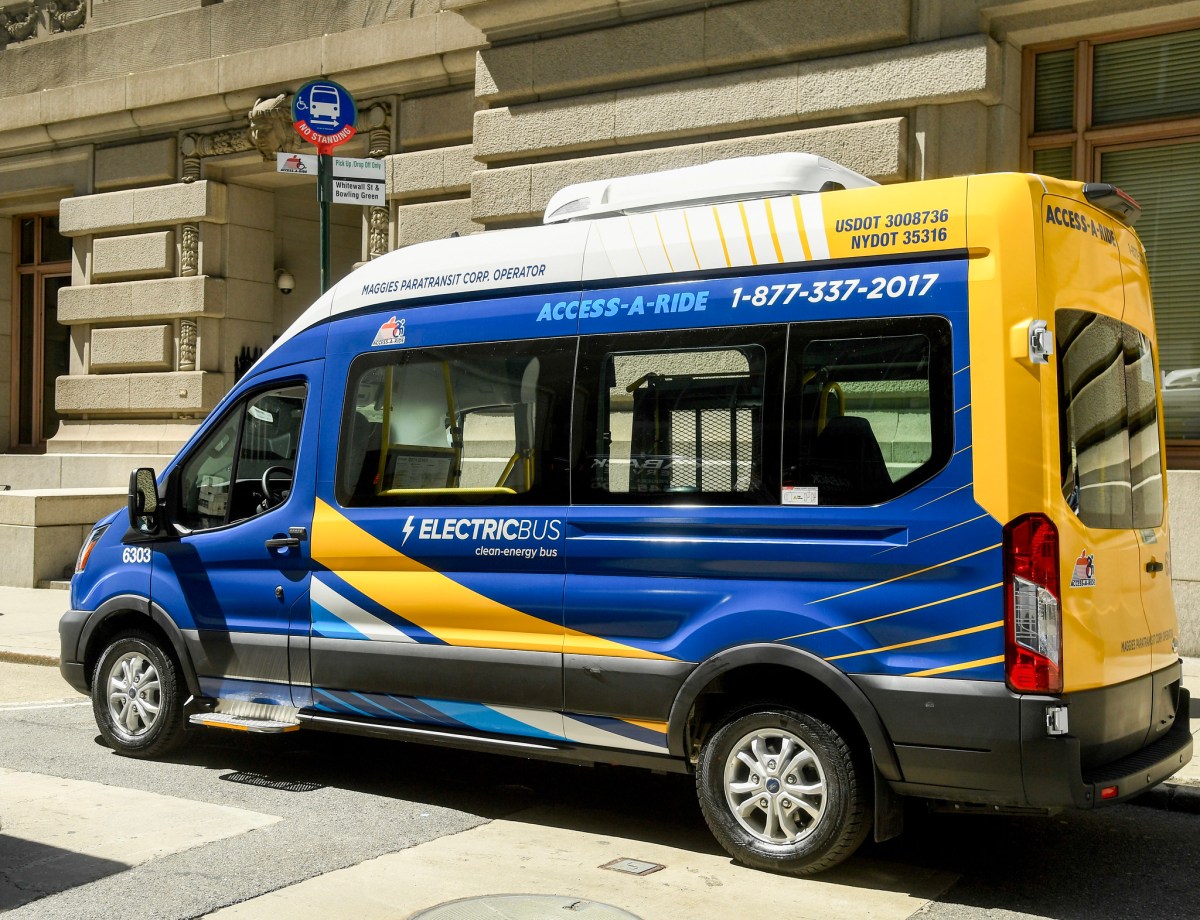 MTA new electric Access-a-ride van