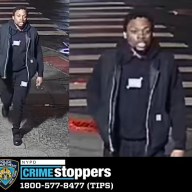 suspect wearing all black wanted for shooting someone in the Bronx