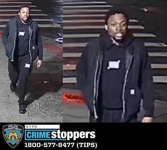 suspect wearing all black wanted for shooting someone in the Bronx