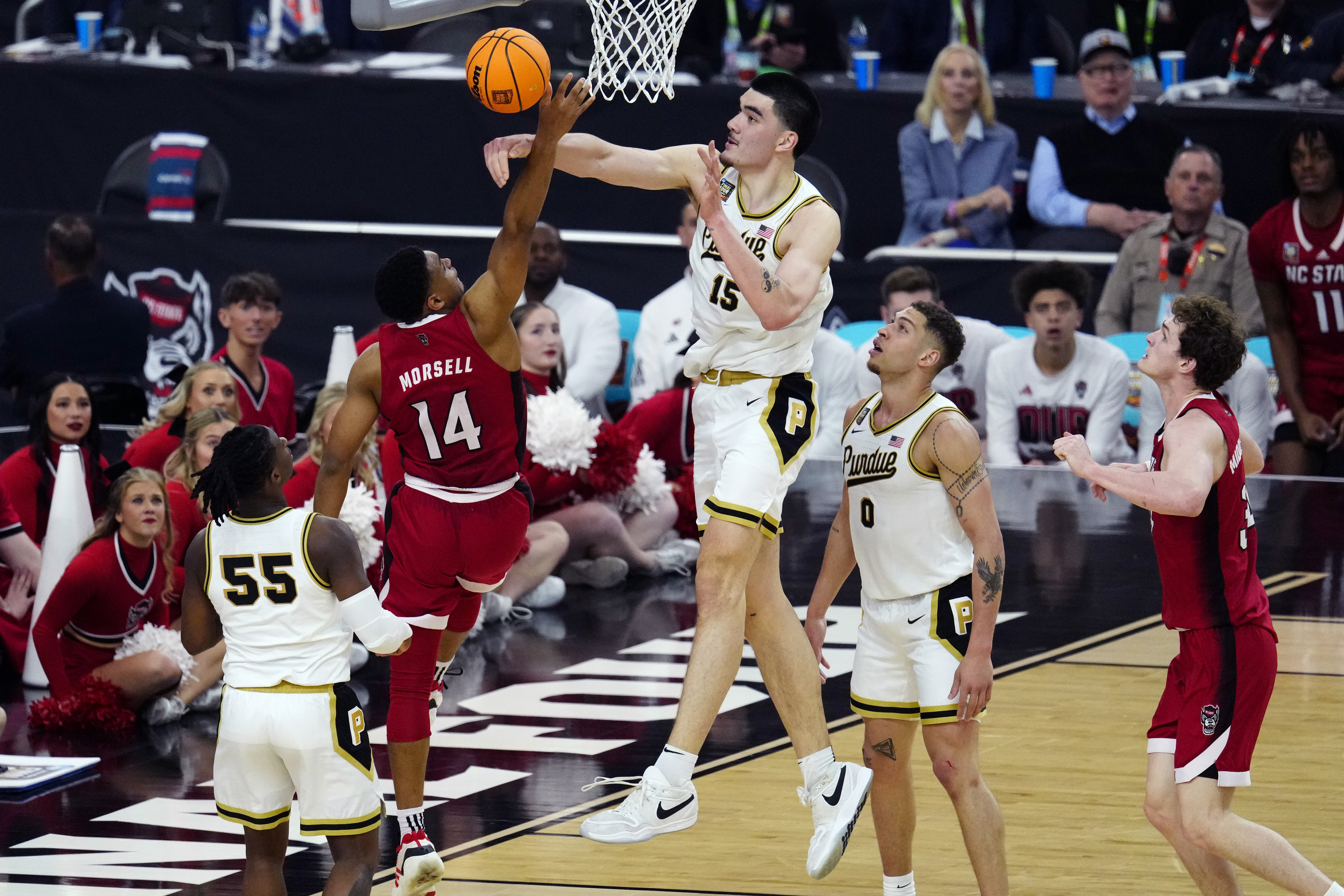 UConn's bid for repeat title has reached its final challenge: Purdue and star Zach Edey 7 Zach Edey Purdue