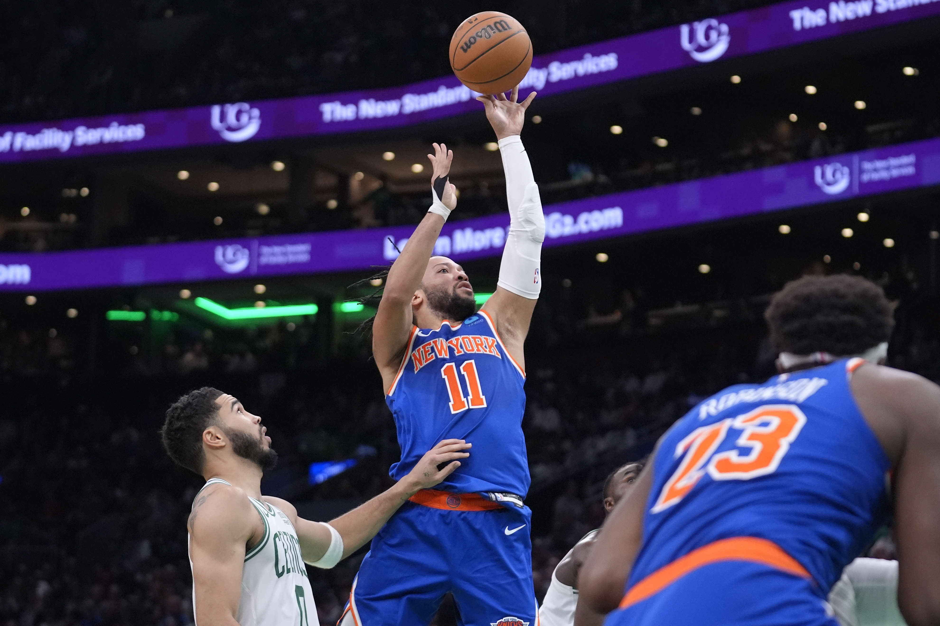 Jalen Brunson Knicks Celtics