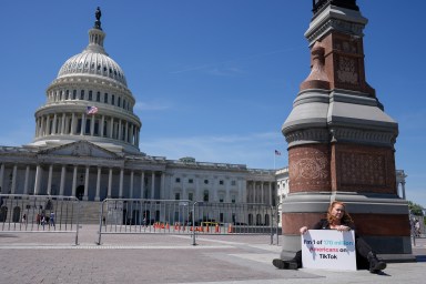 TikTok creator protest ban on Capitol Hill