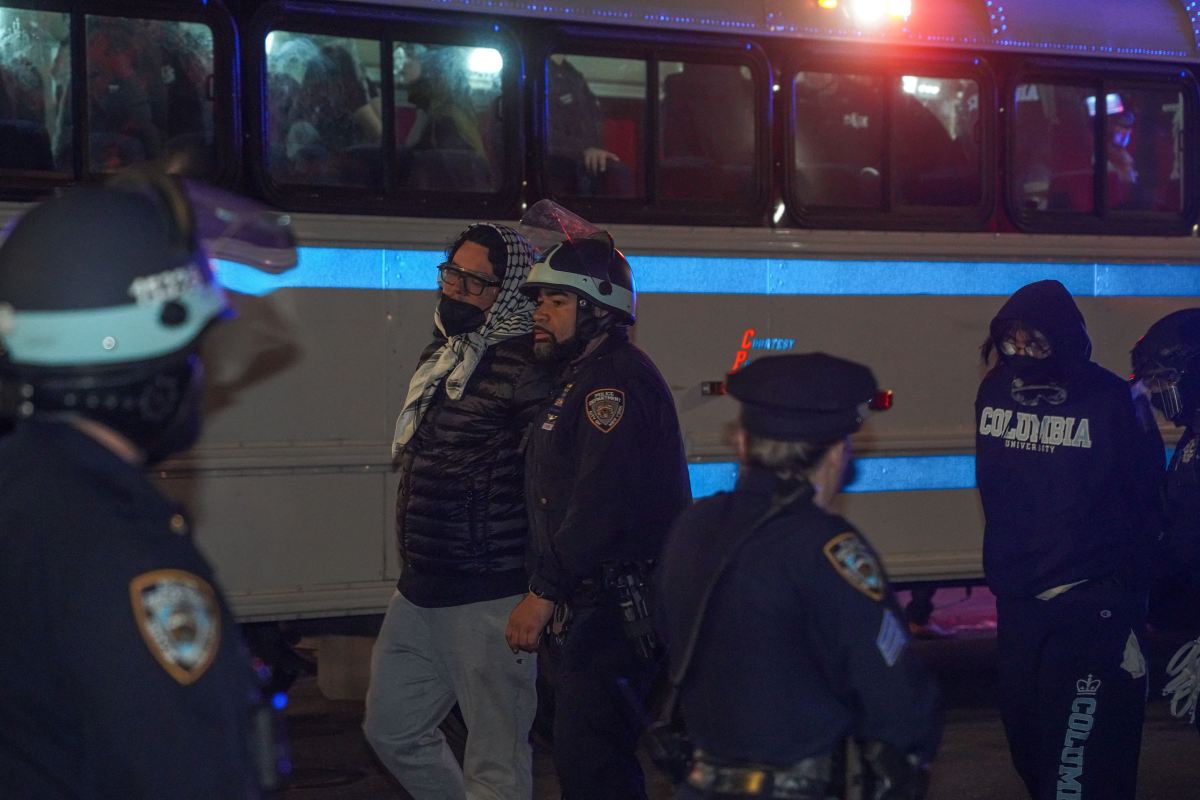 Columbia University activist arrested