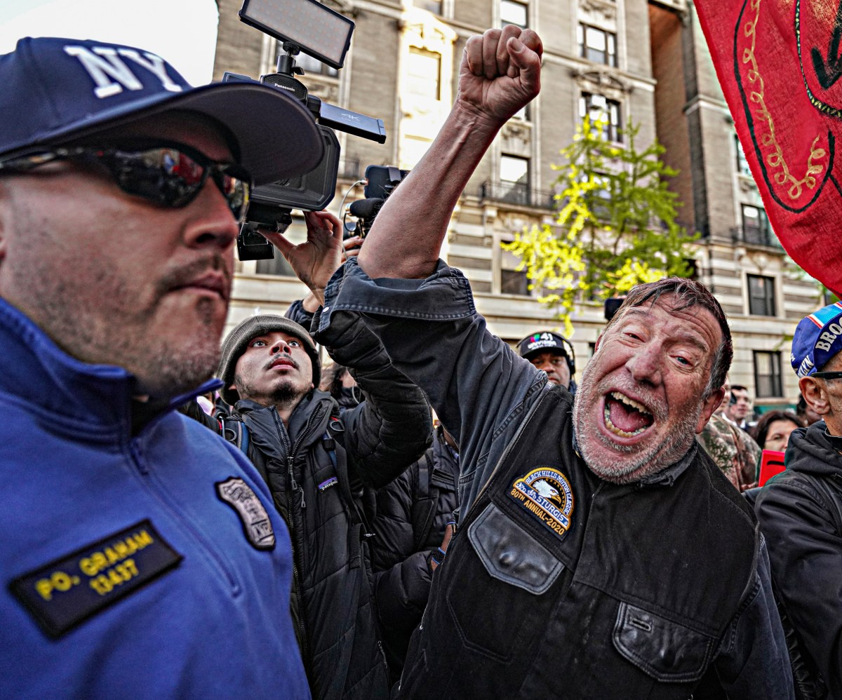 Pro-Israel demonstrators and pro-Palestine protesters clashed