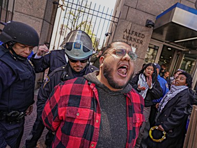 Protester arrested at Columbia University