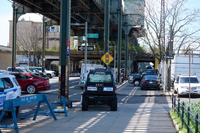 Feds to NYPD cops: Stop parking on NYC sidewalks, or we'll take you to court! 13 AMNY