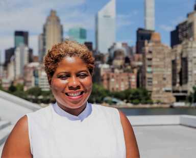 Dominique R. Jones, executive director of Global Kids.