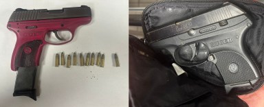 Guns seized from fare evaders in subways