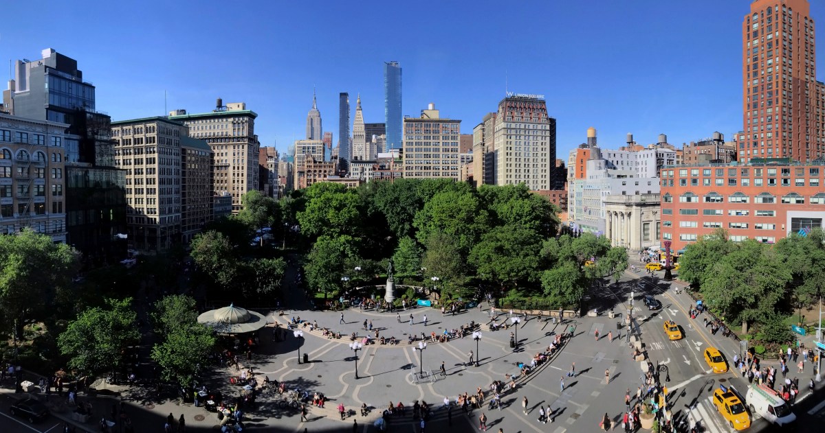 14th street Union Square Parl in New York City