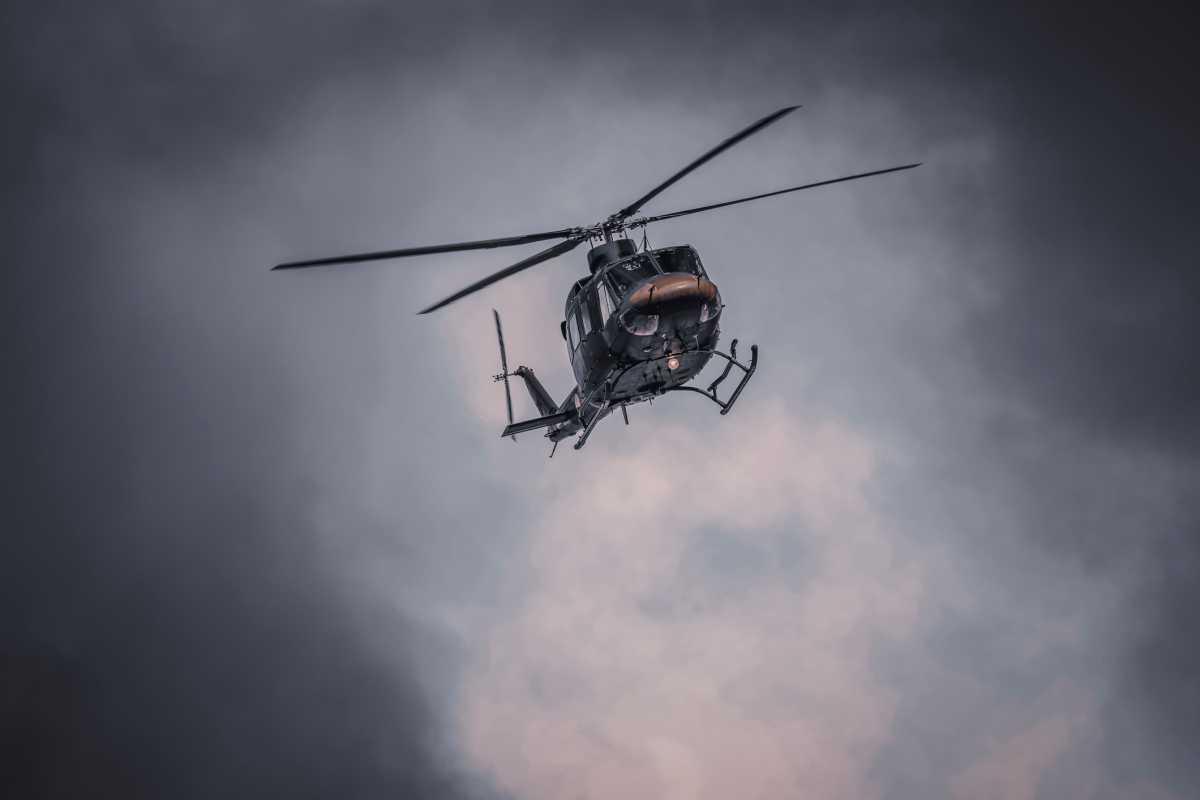 Army helicopters with brave pilots are ready to go into action.