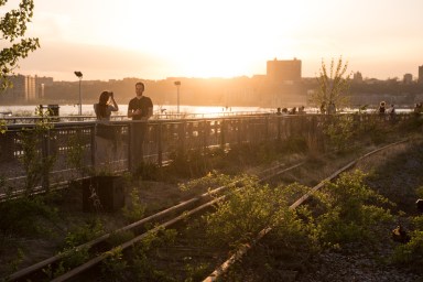 The High Line at sunset