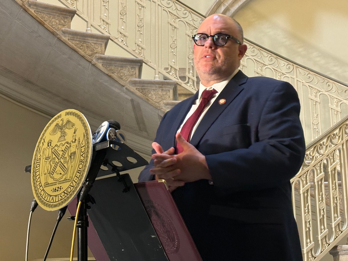 Mayor Adams' $111 billion executive budget plan restores some critical cuts, but shuts out libraries 3 City Council Finance Chair Justin Brannan speaks to reporters