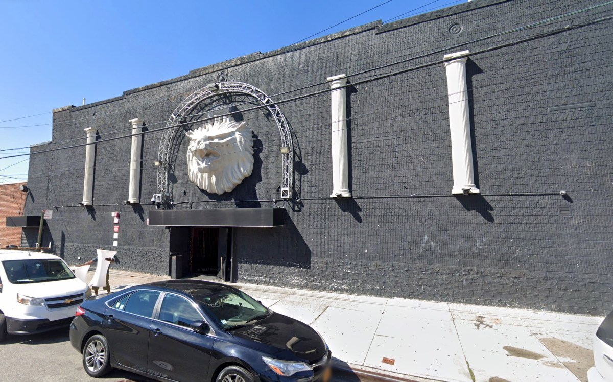 Exterior of Queens event space where shooting occcurred