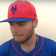 Mets' Christian Scott throwing live BP's, working up to game action 13 Christian Scott Mets