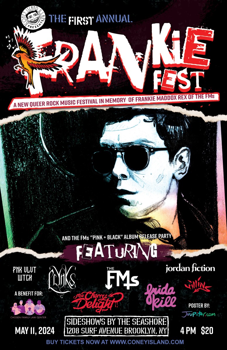 Frankie Fest is a new queer rock festival honoring the life and legacy of The FMs singer Frankie Maddox Rex.