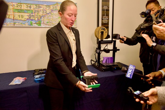 DA Bragg takes on YouTube’s role in hosting ghost gun assembly tutorials 3 woman showcases a ghost gun