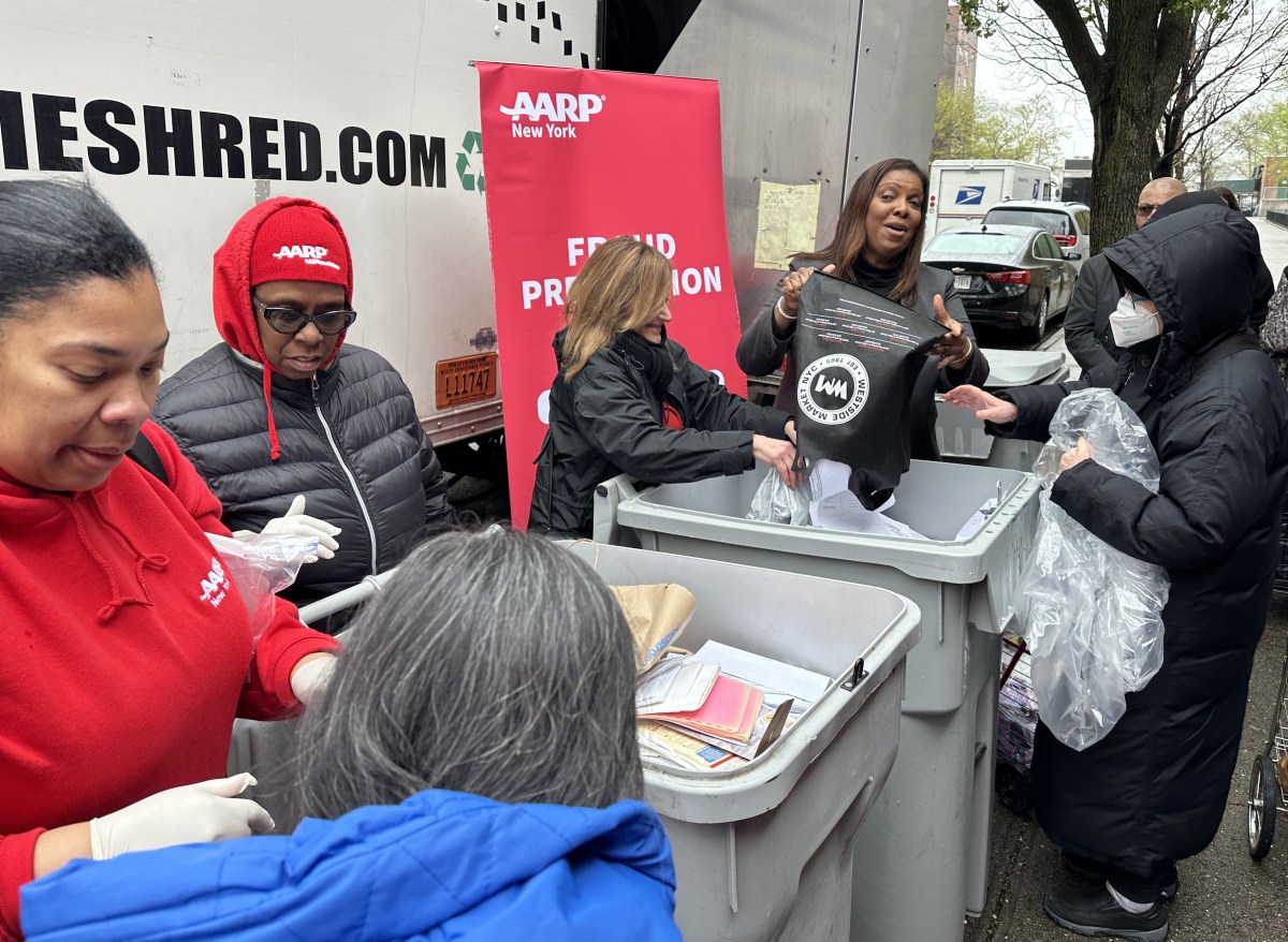 AARP shredding event