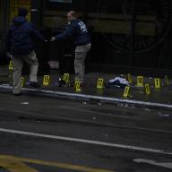Police investigate Queens police shooting scene
