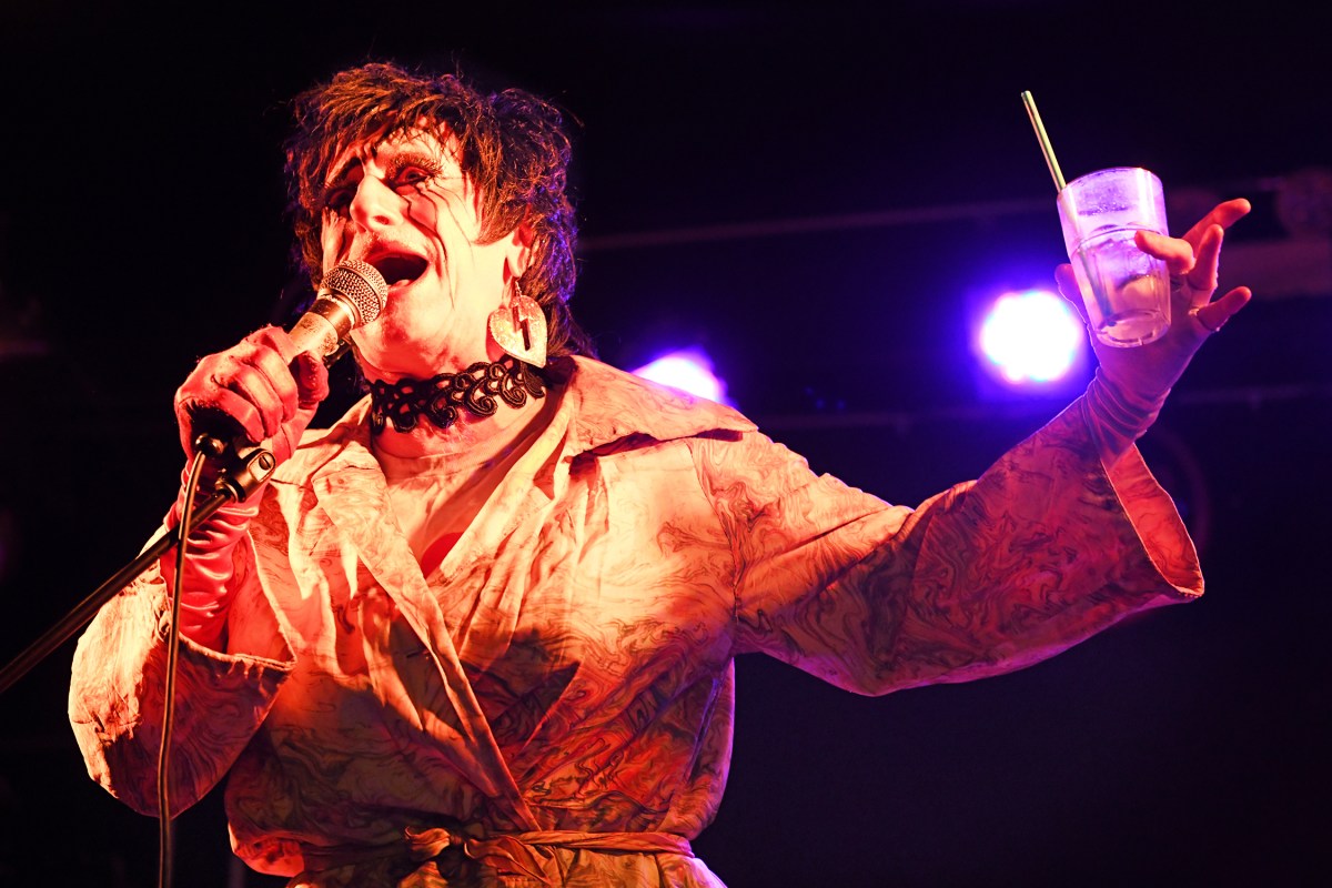 Tigger! performed a character that he originated on the Pyramid stage back in the day, 'Tawny the Tigress'