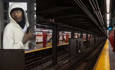 Photo of subway slasher at Midtown station