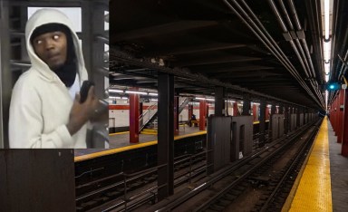 Photo of subway slasher at Midtown station