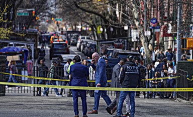 Police at scene of Tompkins Square Park shooting
