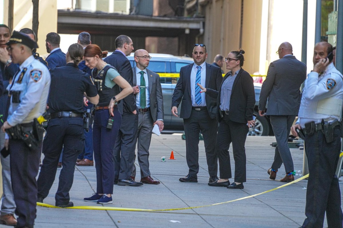 Police in SoHo at shooting scene