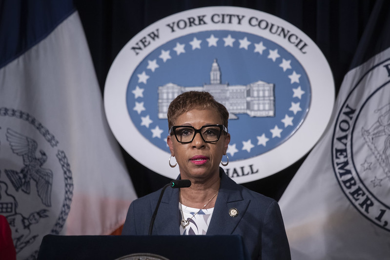 City Council Speaker Adrienne Adams.