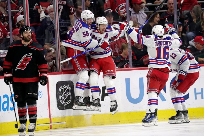 Rangers Hurricanes Game 4