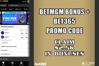 BetMGM bonus + bet365 promo code