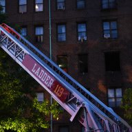 Firefighters responded to an all hands fire in an apartment building.