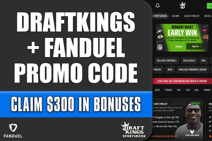 DraftKings + FanDuel promo code