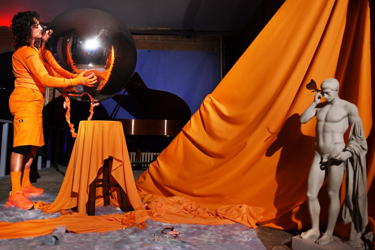Phillip James Gonzales began the evening with a take on Sisyphus