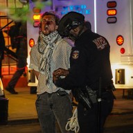 Columbia University demonstrator arrested