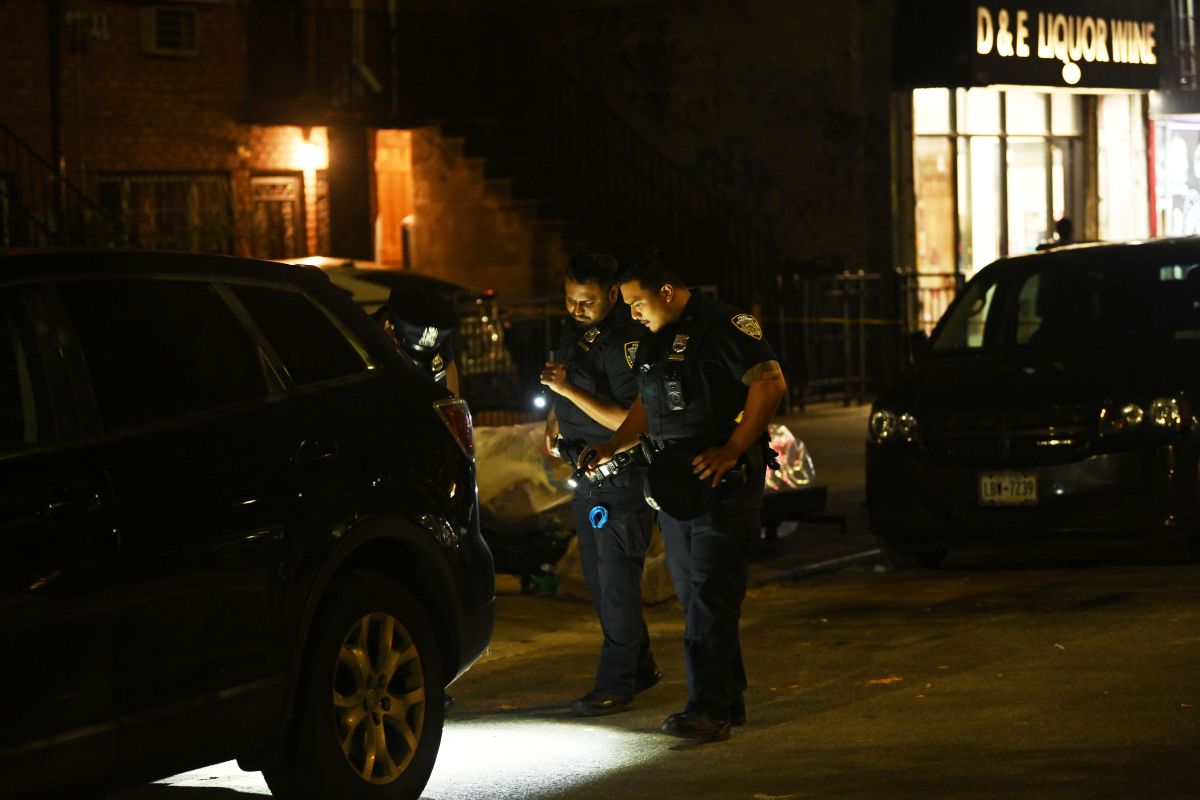 NYPD Officers at Crime Scene