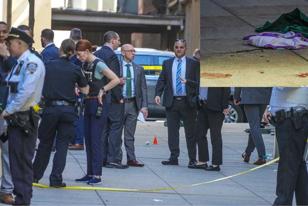 Police in SoHo at shooting scene