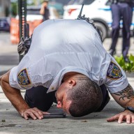 Cop investigates shooting Bronx