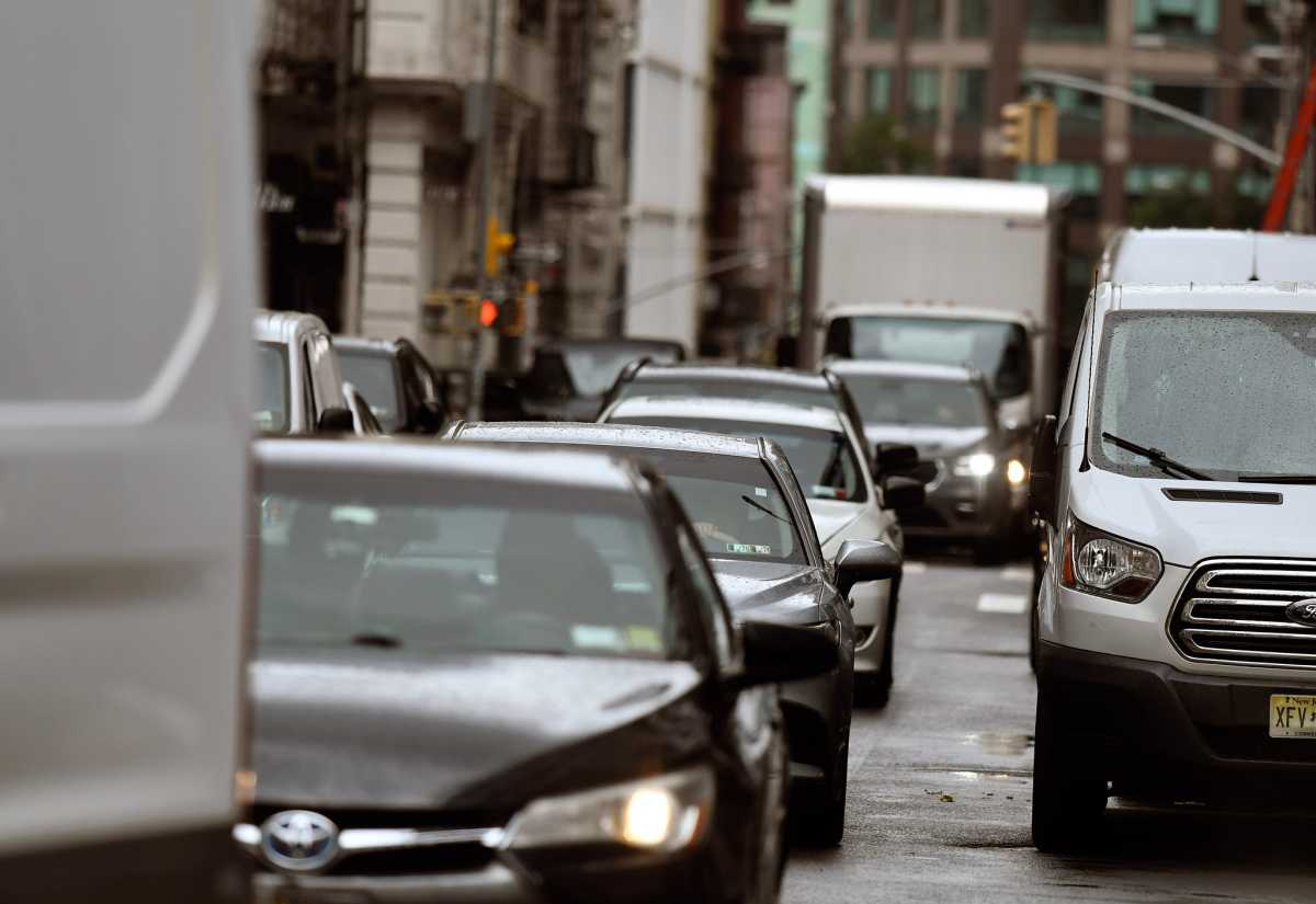 Traffic congestion in Manhattan in June 2023.