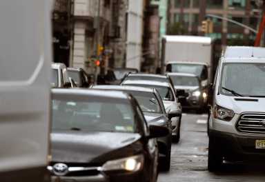 Traffic congestion in Manhattan in June 2023.
