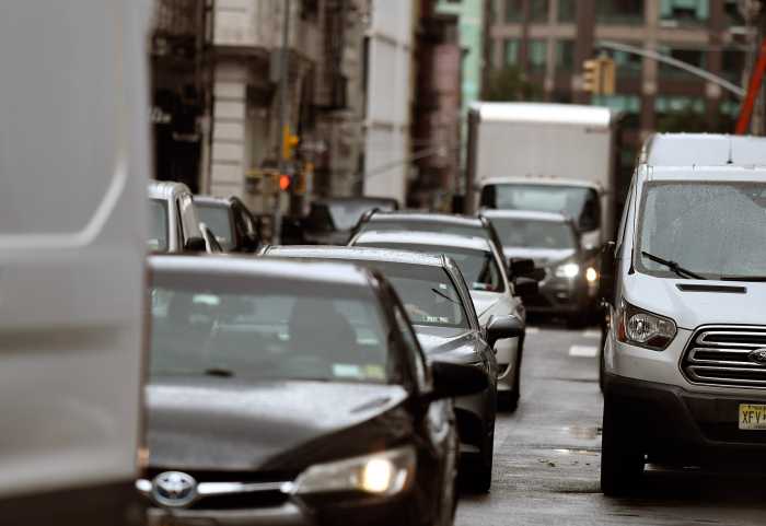 Traffic congestion in Manhattan in June 2023.