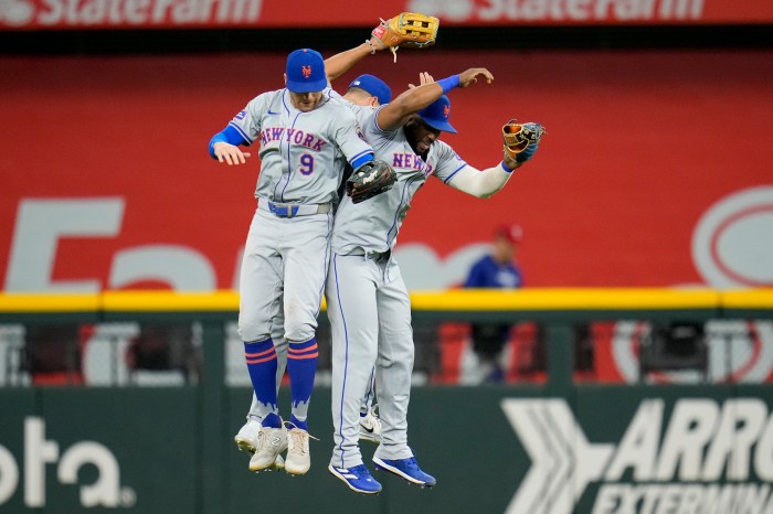 Brandon Nimmo Mets Starling Marte