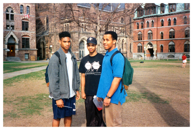 From left: Sheldon Gilbert, Daren Graves and Stephen Maddox, Yale class of 1997.