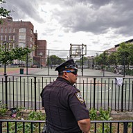 Officer guards Brooklyn park in community plagued by gun violence